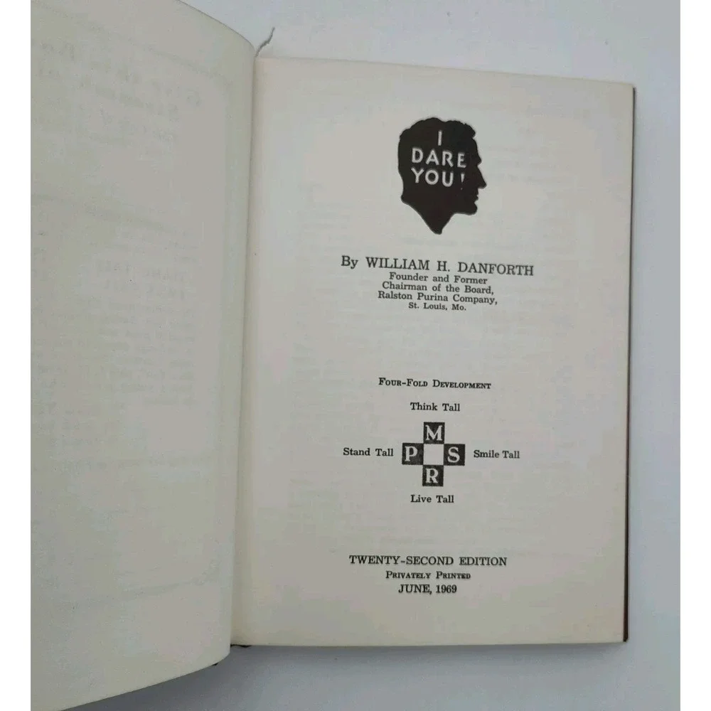 1969 I Dare You! by William H. Danforth Hardcover BOOK 22th‎ Edition📸SEE📸